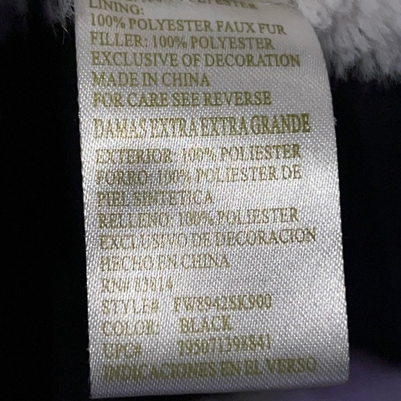 Green Tea Cold Weather Vest Soft Faux Fur Inside Removable Hood XXL - Picture 9 of 10